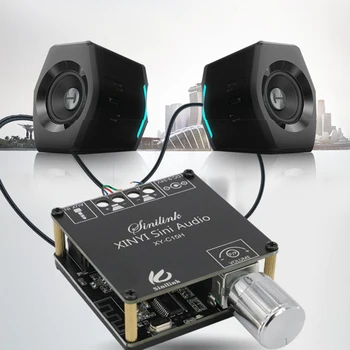Плата аудиоусилителя XY-C15H 20Wx2 с управлением приложением, комплект модулей стереофонических динамиков HiFi