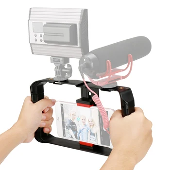Ulanzi U-Rig Pro 3- портативное устройство для видеосъемки для смартфонов, для съемок видеоблогов, чехол для записи видеоблогов, кронштейн-стабилизатор для iPhone Samsung