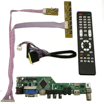 Комплект для LP125WH2-SLT1 TLB2 TLD1 1366X768 TV + HDMI + VGA + AV + USB Драйвер платы контроллера ЖК-светодиодного экрана