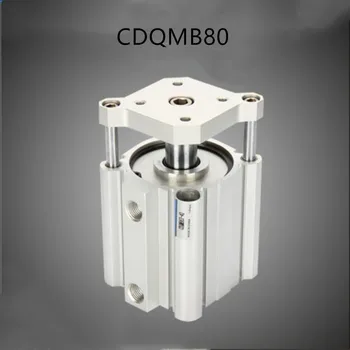 пневматический цилиндр типа smc CQMB/CDQMB диаметр 80 мм ход 5/10/15/20/25/30/35/40/45/50 мм компактная направляющая штока компоненты пневматического цилиндра