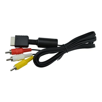 Компонентные игры Аудио Видео AV кабель к RCA для PS2 PS3 кабель Игровые аксессуары для консоли