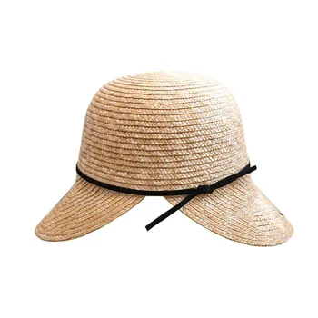 Женские солнцезащитные шляпы в Кентуккийском дерби, Соломенная шляпа-Собреро С бантом, Летняя пляжная кепка