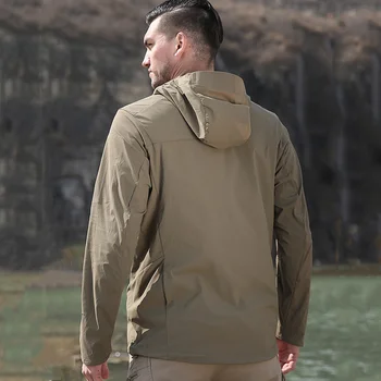 Куртка для велоспорта, рыбалки, пешего туризма, Мужская уличная солнцезащитная куртка, мужской армейский тактический Быстросохнущий плащ, Летняя тонкая одежда