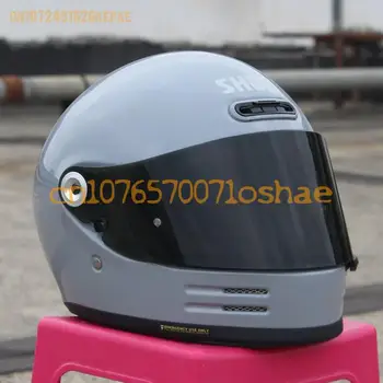 Классический полнолицевый шлем SHOEI GLAMSTER в стиле ретро, для отдыха на мотоциклах Harley Cruise и шоссейных гонок, защитный шлем Marquez