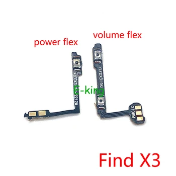 Для OPPO Find X X2 X3 Lite Pro Включение Выключение Питания Переключатель громкости Боковая кнопка Клавиша Гибкий Кабель