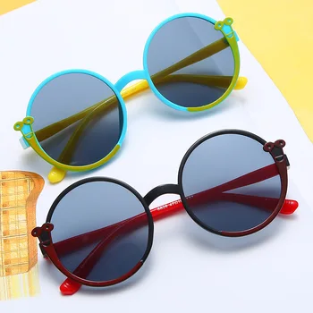 8828 Новых детских солнцезащитных очков Модные мультяшные солнцезащитные очки Baby Cute Солнцезащитные очки