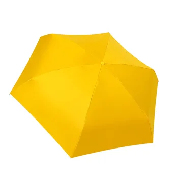 8-ребристый Мини-зонт от солнца, Портативный Карманный Капсульный зонт, защита от ультрафиолета, Складной зонт-зонтик с коробкой