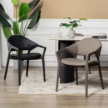 Дизайн стола Обеденные стулья для гостиной Nordic Master Salon Эргономичные Обеденные стулья Дизайнерский шезлонг Silla Comedor Дизайн AB50CY