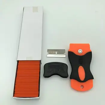 Оранжевое Пластиковое лезвие с ручкой, ОСА-Поляризатор для мобильного телефона, Удалите ЖК-клей, Очистите Пластиковый Скребок, инструмент для ремонта ЖК-экрана.