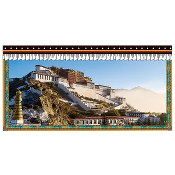 Украшение спальни в тибетском стиле, гобелен на стене, подвесная садовая фреска
