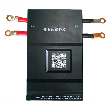 Литиевая батарея LTO bms PCM PCB CAN RS485 связь LIFEPO4 батарея bms 24S 100A 0.6A Активный баланс BMS