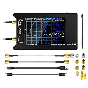 Векторный сетевой анализатор Nanovna-H4, измеряющий анализатор антенны HF VHF UHF (4 дюйма)