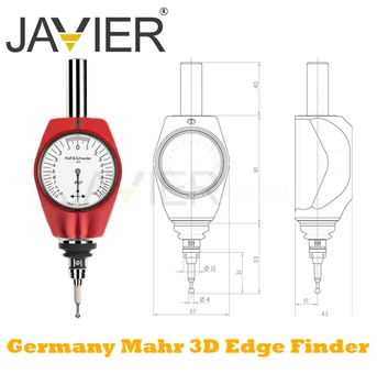 Германия CNC 3D edge finder pointer тип указателя Mahr 359550 красный 3D сенсорный зонд трехмерная палочка для определения местоположения