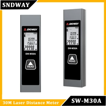 Лазерный дальномер SNDWAY SW-M30A Перезаряжаемый Дальномер Цифровой Дальномер Электрическая Линейка Trena Laser Measure Meter