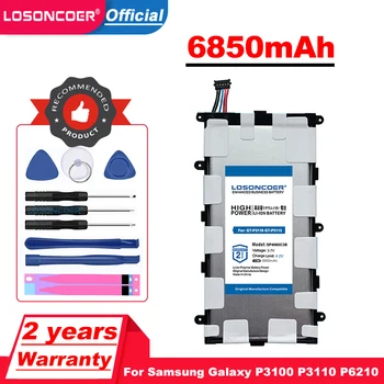 LOSONCOER 6850 мАч SP4960C3B Батарея для Samsung Galaxy Tab 2 7,0 GT-P3110 GT-P3113 P3100 P3110 P6200 P3113 P6210 + Бесплатные инструменты