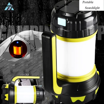 C2 8000 люмен 100 Вт Длительный Usb перезаряжаемый светодиодный фонарь для кемпинга, Водостойкий поисковый фонарик на открытом воздухе для охоты на рыбу