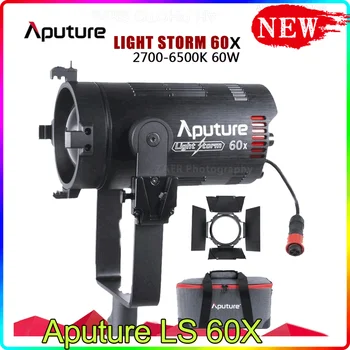 Aputure LS 60X Photography Lighting Для камеры Video Photo Light 5600K Двухцветный Студийный Свет 2700K-6500K Новый