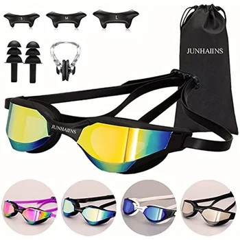 Очки для плавания, профессиональные очки с защитой от запотевания, не протекающие, с защитой от ультрафиолета, Спортивные очки для плавания для женщин, мужчин, взрослых, молодежи