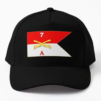 Army - A Co Guidon - Бейсболка 7-й кавалерийской кепки для гольфа, изготовленные на заказ шляпы, мужские и женские
