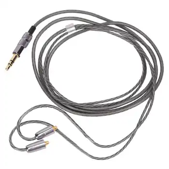 Кабель для наушников MMCX-3,5 мм с микрофоном Замена Звукового кабеля наушников для SE215 315 535 846 для UE900 для серии W W10 W20 W30
