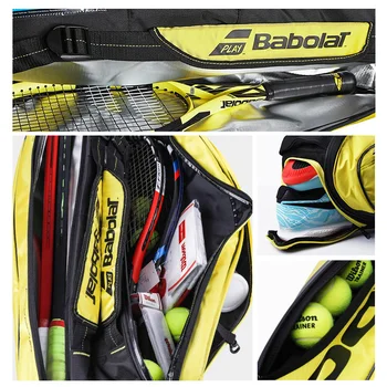 оригинальная сумка для теннисных ракеток 2022, теннисный рюкзак, спортивные аксессуары, мужской женский спортивный рюкзак, спортивная сумка на 6 и 9 ракеток