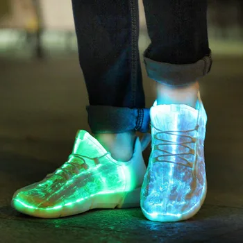 Летние Светящиеся Кроссовки Для Мальчиков, Мужские, Женские, Для девочек, Детская Обувь Со Светодиодной Подсветкой, Детская Мигающая Обувь Для Взрослых, Обувь для подзарядки через USB