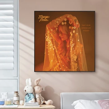 Марго Прайс (так зарождаются слухи) Обложка музыкального альбома 2020 года, холст, плакат, настенная живопись, художественное оформление
