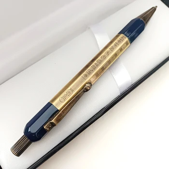 Бесплатная доставка 2023 Новая роскошная серия Mb Monte heritage египетская зачарованная двухцветная металлическая шариковая ручка со специальным роликом