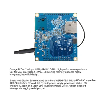 Allwinner-H616 BT5.0 Плата радиатора приемника Wifi-для Orange Pi Zero2