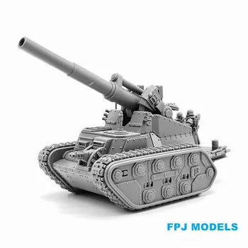 комплект 28-мм масштабной модели из самоходной артиллерийской смолы Неокрашенная Миниатюрная Военная Настольная Игровая смола Kit