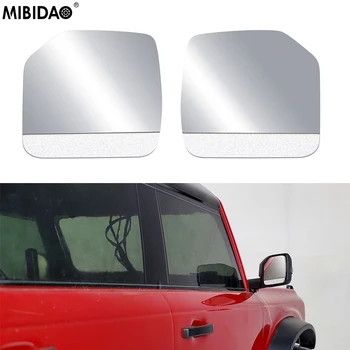 MIBIDAO 2шт радиоуправляемый автомобиль Металлическое зеркало заднего вида для 1/10 TRX-4 TRX4 Bronco Детали для украшения кузова автомобиля