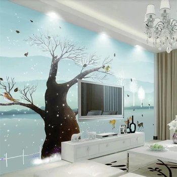 Пользовательские 3D обои Nordic elegant Elk современная ТВ фоновая стена гостиная спальня детская комната 3d обои papel de parede