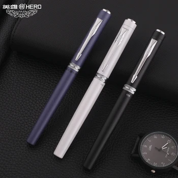 Перьевая ручка Hero 958 с практичным металлическим наконечником 0,5 мм многоцветная для выбора расходных материалов HF234