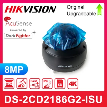 Оригинальный Английский Hikvision DS-2CD2186G2-ISU заменит DS-2CD2185FWD-IS 8-Мегапиксельную Купольную Сетевую камеру видеонаблюдения Poe Ir 4K Acusense