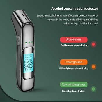 Тестер алкоголя, профессиональный алкотестер, цифровой тестер алкоголя в дыхании, устройство для обнаружения алкоголя, анализатор алкоголя, Детектор