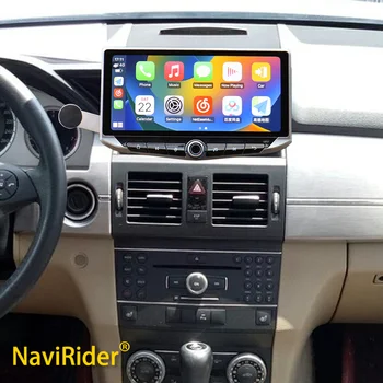 10,88 дюймовый Qled Экран Мультимедийный Видеоплеер Автомобильный Радиоприемник Для Mercedes Benz GLK Class X204 2008-2012 Стерео Android Авто Аудио GPS