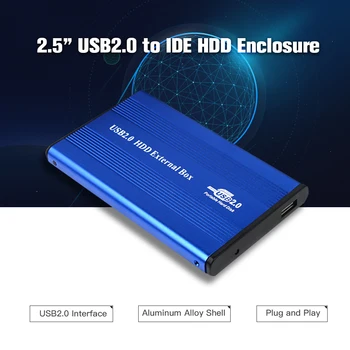 Корпус жесткого диска USB2.0 для IDE 2,5 