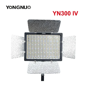 Yongnuo YN300IV RGB LED Video Light Двухцветное Заполняющее Освещение для фотосъемки YN300 IV с дверью Амбара для Студийной Видеосъемки Vlog