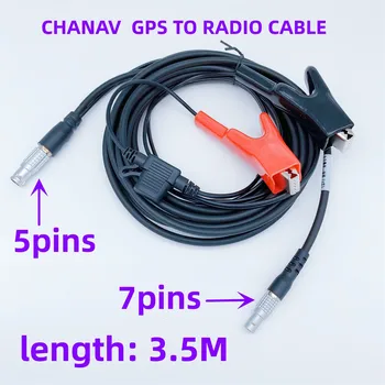 Совершенно НОВЫЙ кабель питания для передачи данных внешнего радио CHCNAV GNSS RTK, совместимый с i80 i50 i70 i80 X10 X9 X12 T6 T7 EFIX F7 для радио DL6 DL8