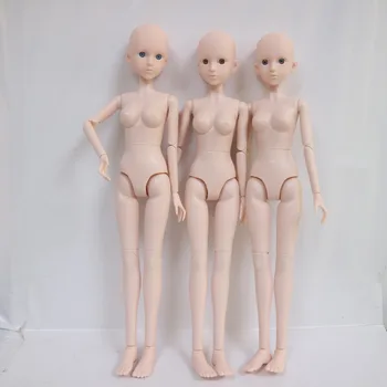 1/4 BJD Кукла Обнаженная кукла 45 см Пластиковая подвижная кукла без макияжа, окружность головы 17,5 см