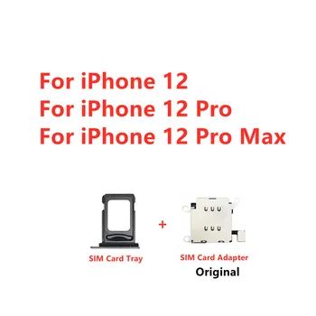 Оригинальный разъем для чтения двух sim-карт, гибкий кабель, лента для iPhone 12 Pro Max, слот для лотка для sim-карт, держатель для гнезда для sim-карт