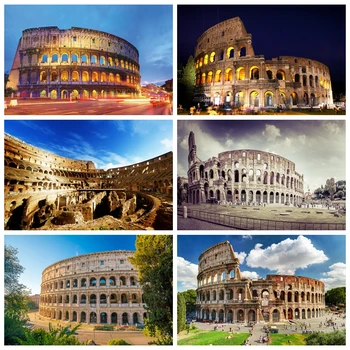 Фон для фотосъемки Римского Колизея, Итальянское древнее здание, фон для неба, реквизит для фотосъемки, фон для фотостудии, фон для фотопостера