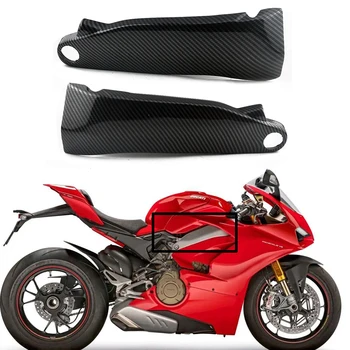 Крышка рамы мотоцикла Боковая крышка кузова Обтекатель Краска из углеродного волокна Для Ducati Panigale V4 V4S V4R Streetfighter