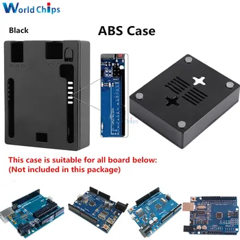 Черный Прозрачный Корпус из АБС-пластика Shell Clear Protective Box Корпус Для Arduino R3 CH340 CH340G UN2 ONE