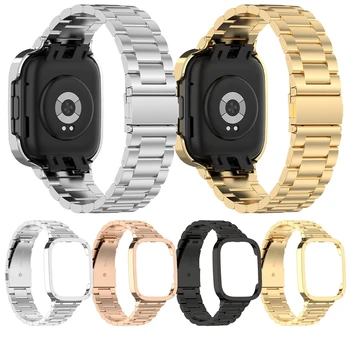 Ремешок из нержавеющей стали для Redmi Watch 3, браслет, ремешок для Mi Watch 3 Lite, Аксессуары для смарт-часов