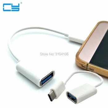 Адаптер Type C к USB 2.0 OTG USB2.0 Разъем Кабеля Передачи данных Type-C USB C Кабель для Huawei P9 Xiaomi 4C 5 Samsung S8
