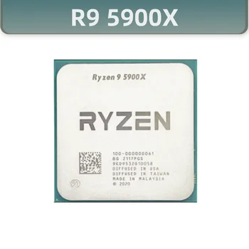 R9 5900X 3,7 ГГц 12-Ядерный 24-потоковый процессор AM4 Gamer R9 5900X Запчасти и аксессуары для процессора 7 НМ 64 М 100-000000061 ryzen