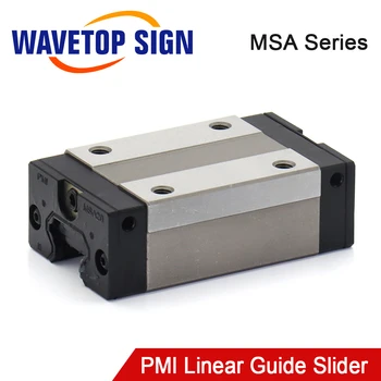 Линейная Направляющая Каретка WaveTopSign PMI MSA20S MSA25S MSA30S Slider Block для Станка для Лазерной Гравировки и резки CO2