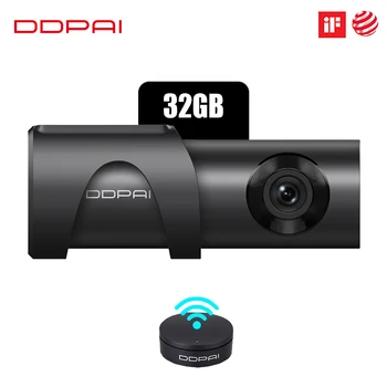 DDPai Mini3 Drive Recorder 1600P высокой четкости 32G Обнаружение движения Ночное видение Широкоугольные подарки для транспортных средств