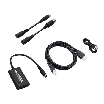 HDMI-совместимый Конвертер RGBS Видеоадаптер Для Игровой Консоли 16/9 4/3 Видеоадаптер 1080 HD Игровые Аксессуары для SEGA MD1 MD2 SNK